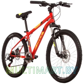 Горный велосипед Novatrack Battler D 24SHD.BATTLER.14RD23 (красный, 2023)